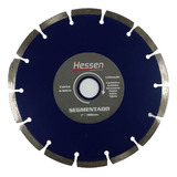Disco Diamantado Segmentado 7'' 180mm Corte Seco Hessen Cor Prateado