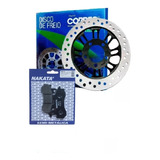 Disco Freio Cobreq+pastilha Fan Titan 160 2023 Combi-brake
