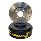 Disco Freio Santana Golf Gti Perfurado E Frisado 256mm