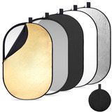 Disco Rebatedor E Difusor Oval 5 Em 1 De 120 Cm + Bolsa