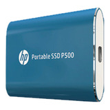Disco Rígido Externo Usb-c 3.1 Hp Essd P500 120gb Azul
