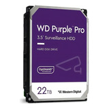 Disco Rígido Interno Western Digital Wd Purple Pro Wd221purp 22tb