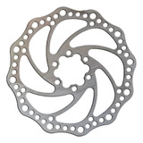 Disco Rotor 160mm 6 Parafusos Cromado 6 Furos Bike