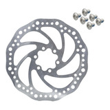 Disco Rotor De Freio 160mm Mtb Xc Bike 6 Parafusos Ondulado