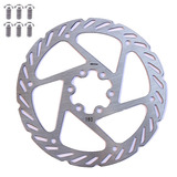 Disco Rotor De Freio De Bike Ondulado 160mm 6 Parafusos