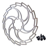 Disco Rotor Freio Bike 160mm Aço Inox 85g Ultra Leve 6 Furos