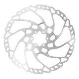 Disco Rotor Shimano Deore Slx Sm-rt66 203mm Para Parafuso Cor Prateado