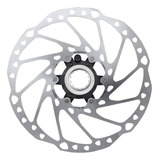 Disco Rotor Shimano Steps Rt-em600 180mm Interno Center Lock Cor Prateado