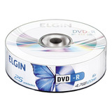 Disco Virgem Dvd-r Elgin De 16x Por 25 Unidades