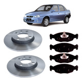 Discos E Pastilhas Corsa Classic 2005 2006 2007 2008 2009
