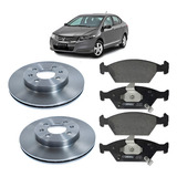 Discos E Pastilhas Honda City 2010 2011 2012 2013 2014