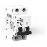 Disjuntor Bipolar Duplo 10a, 16a,20a, 25a, 32a,40a, 50a, 63a