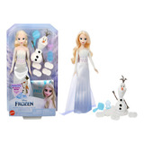 Disney Frozen Boneca Aventuras Elsa E Olaf Hyh10