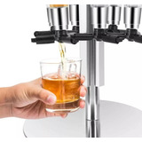 Dispenser Giratorio 6 Garrafas Drink Whisky Vodka Bar 