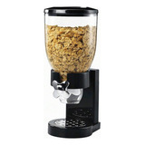 Dispenser Para Cereais Alimentos Manual Hermético Prático Já Cor Preto