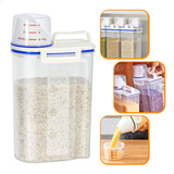 Dispenser Pote Hermético De Grãos Cereais Alimentos Sabão 2l
