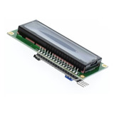 Display De Lcd 16x2 I2c Com Backlight Azul Escrita Branca