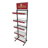 Display Expositor Aramado Mercado Mercearia Cestos Grande