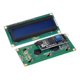 Display I2c Lcd 16x2 Com Backlight Azul E Escrita Branca 