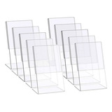 Display L 10x15 A6 Acrílico Balcão Mesa 10 Peças