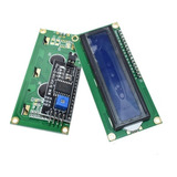 Display Lcd 1602 16x2 Fundo Azul Com Módulo I2c Soldado