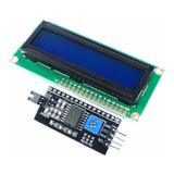Display Lcd 16x2 1602 Backlight Azul + Modulo I2c Arduino Pi