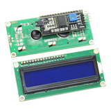 Display Lcd 16x2 Backlight Azul + Mod. I2c Arduino (soldado)