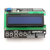 Display Lcd Keypad Shield 16x02 Com Teclado Botoes Arduino