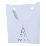 Display Paris Em Alumínio De Parede Para Folha Branco/preto