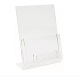 Display Porta Folder Personalizado Acrílico Com Porta Cartão