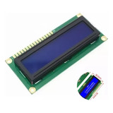 Display Tela Lcd 16x2 1602 Backlight Azul Arduino Rasp C/ Nf