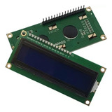 Display Tela Lcd 16x2 1602 Backlight Azul Com Pino Soldado