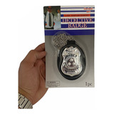 Distintivo Realista De Fantasia Policia Policial Super Luxo