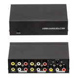 Distribuidor De Sinal Av 1x4 Splitter Av