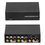 Distribuidor Splitter Av Audio E Video 1x4 Portas