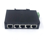 Distribuidor Switch Ethernet 5 Portas P/ Trilho Din 5...58v