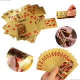 Ditap Mix Baralho Dourado Ouro 24k Folheado Prata Dolar Truco Cartas Cor Dourado Poker Jogo De Cartas A Prova Dagua Dobrável Antigo Rustico Personagem Dolar