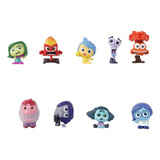 Divertida Mente - 9 Personagens Em Miniaturas