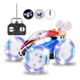  Dm Toys Carro Maluco Acrobacias Controle Remoto Led E Som Cor Colorido