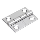 Dobradiça Inox Pequena 25x18mm Porta Joia Retrato Artesanato