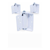 Dobradiças Com Mola Para Porta Corta Fogo Kit C/3 Branca 