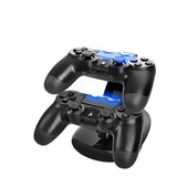 Dock Station Duplo Para Controle Ps4 - Carregador De Mesa