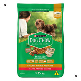 Dog Chow Extra Life Cães Adultos Pequenos Sabor Carne Frango E Arroz Saco 15kg
