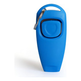 Dog Clicker Adestramento Canino Com Apito Treinamento Pet Cor Azul