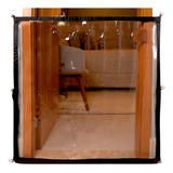 Dog Door Tela De Proteção Para Portas 130 Cm X 90 Cm - Preto