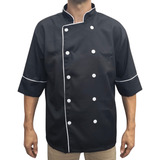Dólma Gabardine Branca Chef De Cozinha Gastronomia