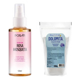 Dolomita+óleo De R. Mosqueta 120ml Porán Facial E Corporal