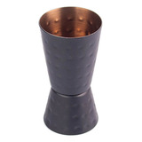 Dosador Duplo Inox Bronze E Preto 25ml E 50ml Mimostyle