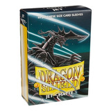 Dragon Shield 60 Sleeves Mini Matte Jet Black Preto Yugioh