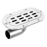 Dreno De Agua Grelha Removível Inox 316 1.1/2 Pol 85x38mm